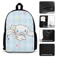 thumbnail image 3 of Cinnamoroll 3 Pcs Backpack Set With Lunch Bag And Pencil Case Casual Bookbag Lunch Box Pencil Box, 3 of 6
