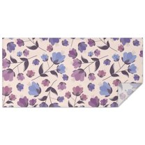 Pioneer Flower Floral Print Pattern Rectangle Tablecloth 60"x120",Waterproof Polyester Rectangle Table Cloth, Wipeable Spillproof Polyester Tablecloth for Dining, Camping, Indoor and Outdoor