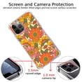 thumbnail image 3 of Retro 70s Flowers Case for iPhone 14 Pro,Aesthetic Art Design TPU Bumper Cover Case, 3 of 6