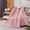 Pink, variant on Weighted Blanket Blanket For Couch Flannel Fleece Leaves Pattern Lightweight Twin Bed Blanket All Season Use Brown 100*150CM Throw Blanket Multi-color A