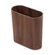 thumbnail image 2 of Cubo de basura, cubo de basura resistente, decorativo, abierto, ahorra espacio, 6 litros, Marrón oscuro, 2 of 9