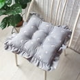 thumbnail image 4 of Outdoor Chair Cushion Square Lace Elastic Cloth Pink 40Cm Thick Pearl Fluff for Floor Ottoman, 4 of 7