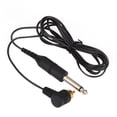 thumbnail image 3 of Máquina de tatuaje Línea de gancho ultrafina Interfaz RCA Cable de clip de codo de ángulo recto duradero Negro, 3 of 11