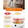 thumbnail image 3 of Commercial Chef Deshidratador de Alimentos Deshidratador con 5 Rejillas de Secado, Blanco, 3 of 5