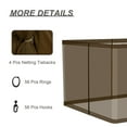 thumbnail image 6 of Aoodor Universal Replacement Mosquito Netting Screen with Double Zipper, 6 of 7