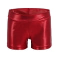 thumbnail image 4 of Ccpelsie Girls Bubble Shorts Summer Casual Athletic Shorts Pleated Wide Leg Comfy Cute Skorts with Pockets(Red,12-13 Years), 4 of 6