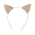 thumbnail image 2 of Western Fashion 71599-G Cats Ears Stone Hair Headband, Gold, 2 of 2