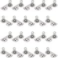 thumbnail image 1 of Fielect 50Pcs AA Battery Spring Plate AA Battery Positive Negative Conversion Spring Contact Nickeling Plate 26.5mmx12mm, 1 of 6