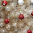 thumbnail image 3 of ALEKO Artificial Indoor Christmas Holiday Tree - 7 Foot - Gold Glitter, 3 of 9