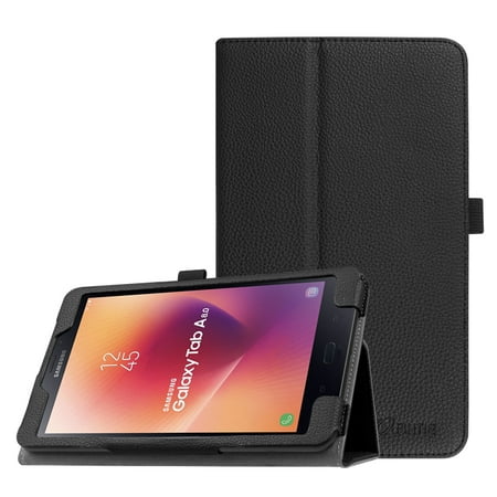 For Samsung Galaxy Tab A 8.0 2017 Case, Premium PU Leather Folio Stand Cover Auto Sleep / Wake SM-T380 / (Best Case For Samsung Tab Pro 8.4)