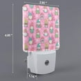 thumbnail image 2 of Fotbe pink Holiday Joy Luz Nocturna LED, Luz de Noche con Sensor de Luz Natural de Anochecer a Amanecer, Se Enchufa a la Pared, Blanco Cálido 0.5W-UK, 2 of 7