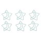 thumbnail image 2 of 100 clips de papel de estrella y luna, resistentes al deslizamiento, clips de papel bonitos portátiles para uso diario en la oficina, 2 of 5