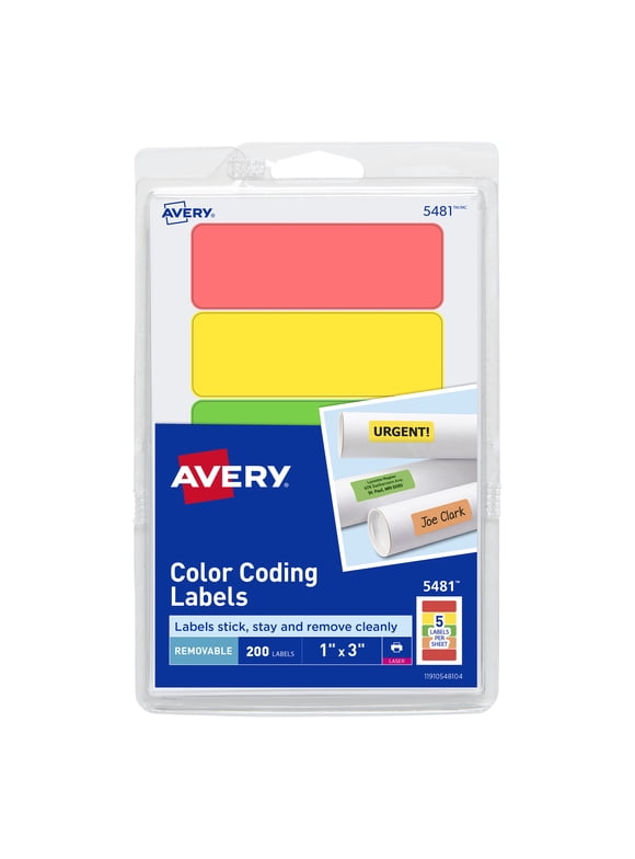 Color Coding Labels in Labels - Walmart.com