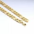 thumbnail image 4 of 2.5/3/4/5mm 18K Gold Plated Men's Womens Stainless Steel Figaro Necklace Chain, 4 of 9