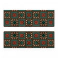 thumbnail image 2 of Ethnic Bench Cushion Set of 2, Ornament with Geometric Details Bohemian Cultural Design, Standard Size Foam Pad and Decorative Cover, Multicolor, by Ambesonne, 2 of 4