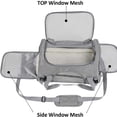 thumbnail image 6 of Soft-Sided Cat/Dog/Pet Carrier,Collapsible Pets Travel Carriers for Big Cats/Small Dogs with Shoulder Strap & Removable Mat,Mesh Puppy Carry Bag,Up to 16 Lbs(10"×11"×17",Gray), 6 of 6