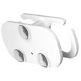 thumbnail image 2 of TACO 2-Drink Poly Cup Holder w/Suction Cup Mounts - White, 2 of 2