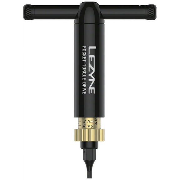 Lezyne Pocket Torque Drive Torque Wrench, : 1/4'' Hex, : Metric, : 2.5, 3, 4, 5, T20, T25
