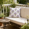 thumbnail image 3 of Elainilye Outdoor Waterproof Pillow Cover 18x18 in, Printing Decorative Cushion Cases for Patio Pool Garden Sofa, Classic Plaid Weave Texture Easy Clean, 3 of 6