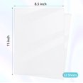 thumbnail image 3 of shiyou-Printable Vinyl Sticker Paper for Inkjet Printer - Glossy White - 22 Waterproof Decal Label Self-Adhesive Sheets 8.5"x11"- Dries Quickly, 3 of 4