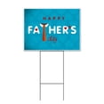 thumbnail image 1 of Happy Father's Day Tie (18" x 24") Yard Sign, Includes Metal Step Stake, 1 of 6