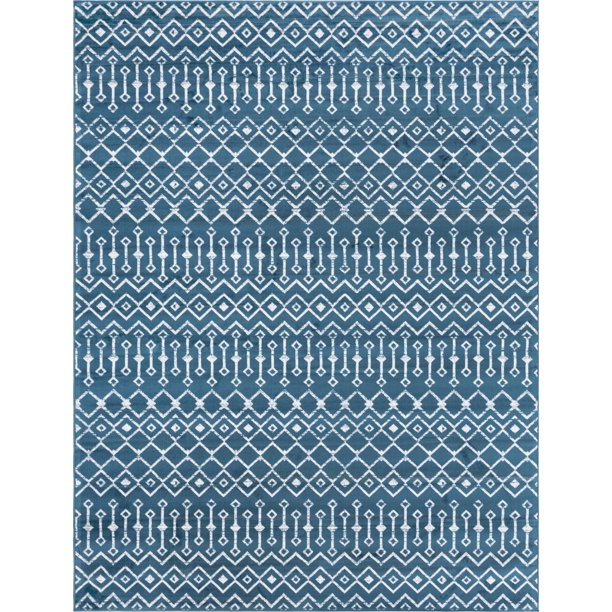 Unique Loom Moroccan Trellis Contemporary Area Rug or Runner Walmart
