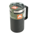 thumbnail image 2 of Ozark Trail 22oz Ceramic Lined Stainless Steel Insulated Coffee Mug with Magnetic Tritan Transparent Slider Lid, Black, 2 of 15