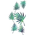 thumbnail image 2 of Phillip, Jamie 18x32 White Modern Wood Framed Museum Art Print Titled - Wild Tropics, 2 of 4