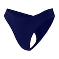 thumbnail image 4 of Women's High Cut Thong Bikini Bottoms, Cheeky V-Waist Swim Briefs, High Leg Cut Swimsuit Bottom, Plus Size Sexy Beachwear, Quick-Dry Brazilian Cut Bathing Suit Bottom, 4 of 5