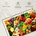 thumbnail image 6 of Elephant Stock Fresh Fruits And Veggies Wall Art - Horizontal Multi Panel Canvas - Kitchen Wall Decor - Food And Drink Multi Panel - Orange And Green Decor - 45" x 28", 6 of 8