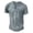 Gray, variant on Hawaiian Shirt for Men,Mens Distressed Henley Shirts Retro Short Sleeve Tee Shirts Casual Button Down Washed T-Shirts for Men