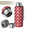 thumbnail image 2 of Christmas 20oz Stainless Steel Thermal Bottle with Tea Filter and Cup Lid, Vacuum Insulated Coffee Mug with 316L Inner Liner, Leakproof Travel Thermos for Office, Commute & Outdoor, 2 of 7