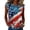 Z52Sky Blue, variant on Tank Tops for Women Diagonal Stripe Star Round Neck Sleeveless Shirts Casual Loose Fit Trendy Patriotic Camisole Blouse Sky Blue 3XL