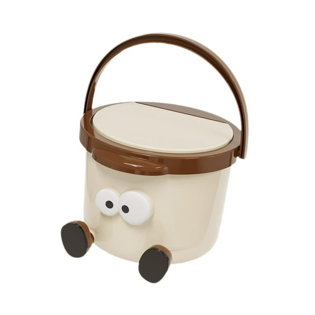 Pequeño Bote de Basura, Cesto de Basura de Encimera, Cubo de Basura de Escritorio, para El Hogar, El Dormitorio, El Baño Y La Cocina.