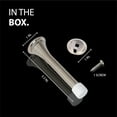 thumbnail image 3 of Mega Handles 3.35" Spring Door Stopper with Rustproof Heavy Duty Iron, Screw & Rubber Tip | Safe for Kids, Easy to Install, Flexible Design, 3 of 5