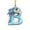 114# B, variant on Christmas Decorations Cute Turtle Letter Shaped Ornament