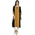 thumbnail image 5 of Bimba Women Ethnic Straight Designer Kurti 3/4 Sleeve Tunic Indian Blouse, 5 of 6