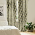 thumbnail image 2 of Ambesonne Grunge Curtains, Horizontal Retro Motifs, Pair of 28"x84", Multicolor, 2 of 5