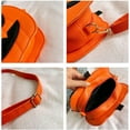 thumbnail image 5 of Halloween Pumpkin Crossbody Bag, Pu Leather Novelty Ghost Purse Cute Spooky Season Gothic Shoulder Bag for Women Men, 5 of 11