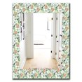 thumbnail image 3 of DESIGN ART Designart 'Green Flowers 10' Traditional Mirror - Vanity Printed Mirror 23.7 in. wide x 31.5 in. high, 3 of 5