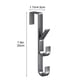 thumbnail image 2 of Gancho vertical para puerta de barra sin puñetazos | Organizador colgante para ropa, bolsos de cuero, joyería, accesorios | Instalación sin taladro | Tira para ahorrar espacio | Metal de alta, 2 of 5