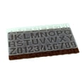 thumbnail image 3 of Wosthever Suministros de moldes para fondant, 26 letras en inglés, molde en relieve, herramientas de decoración de pasteles, número de Type2 NO2, 3 of 6