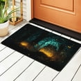 thumbnail image 2 of Bathroom Rug Non-Slip Mat, Super Soft Absorbent Bath Mat - Dream Forest Flannel Non-Slip Floor Mat, 36"x24", 2 of 8