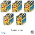 thumbnail image 4 of My Scratch Offs Valentine's Day Smiley Face with Heart Eyes Emoji "U Make Me Smile" Scratch-off Note Cards, Blue, 25 Pack, 4 of 4