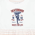 thumbnail image 4 of Inktastic Skateboard for Life Girls Baby Dress, 4 of 5