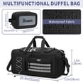 thumbnail image 2 of Bolsa de gimnasio BOSSTIN Bosstin, 45 L, bolsa de viaje deportiva negra, 2 of 6