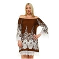 thumbnail image 2 of White Mark Women's Plus Size Mya Dress, 2 of 4