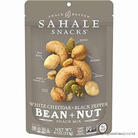 

White Cheddar Bla Bean t Sna Mix 4 nces (Pa Of 6)