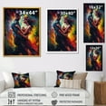 thumbnail image 4 of Designart "Colorful Couple Dancing II" Romantic Wall Art Living Room, 4 of 5