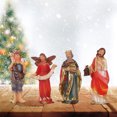 thumbnail image 3 of Ensemble de Scène de Nativité Traditionnelle en Résine, Ensemble Religieux de Noël, 3 of 7
